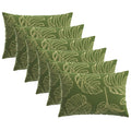 vidaXL Poszewka na poduszkę 6 pcs HEERLEN Wzór liścia 40 x 60 cm