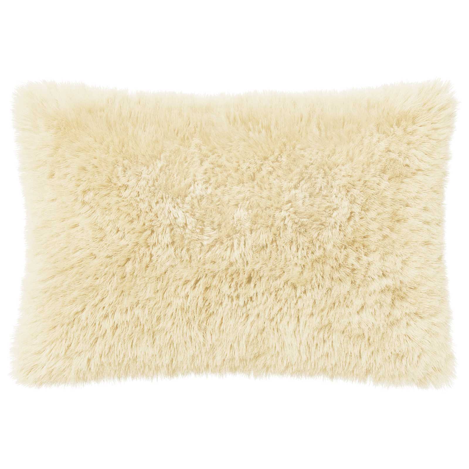vidaXL Poszewka na poduszkę 2 pcs HEERLEN kremowy 40 x 60 cm Fleece PV