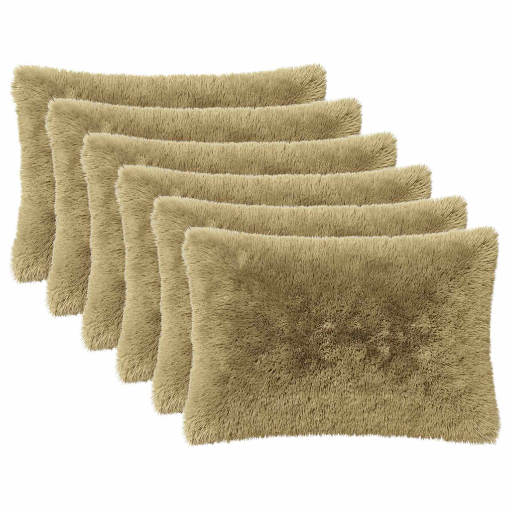 vidaXL Poszewka na poduszkę 6 pcs HEERLEN Jasnozielony 40 x 60 cm