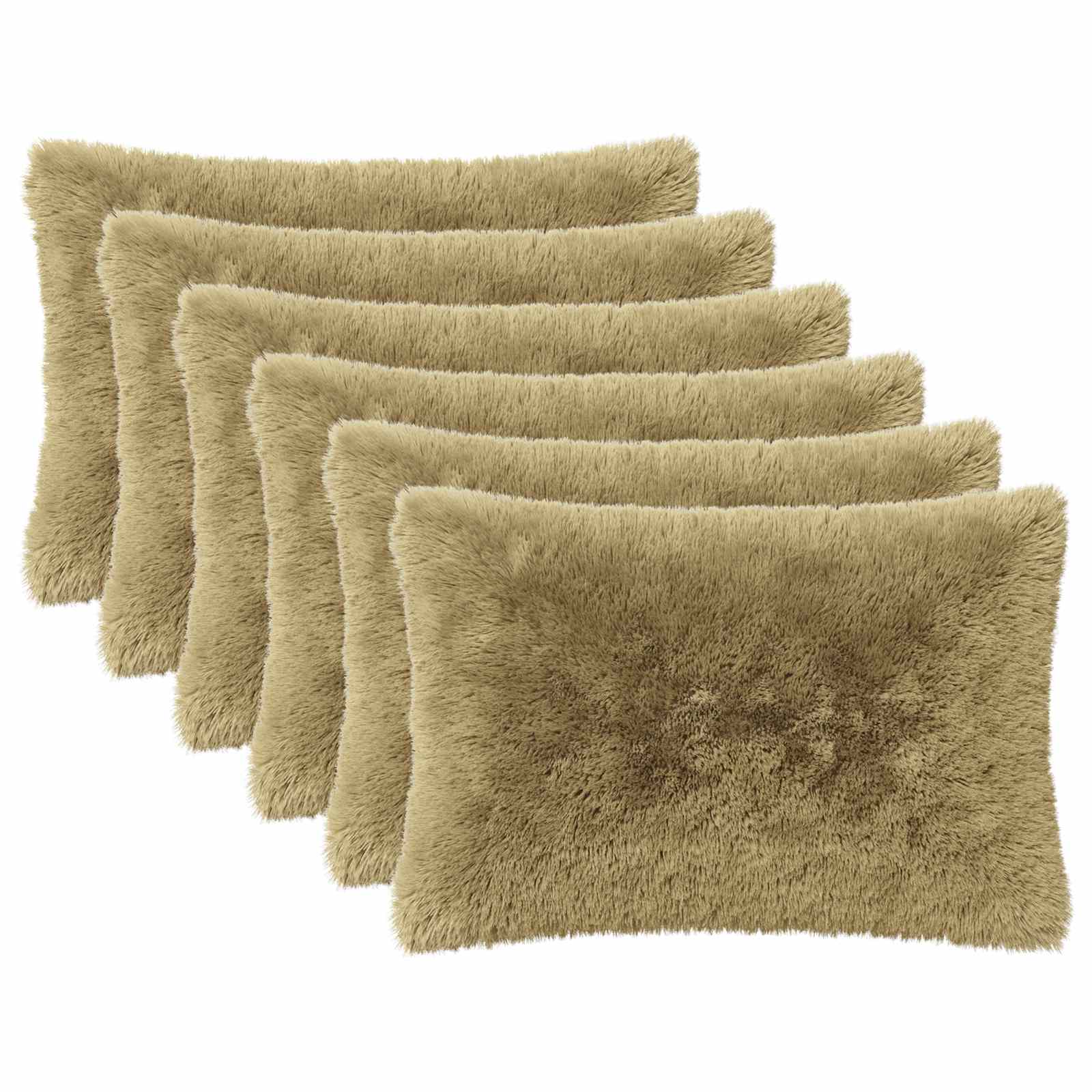 vidaXL Poszewka na poduszkę 6 pcs HEERLEN Jasnozielony 40 x 60 cm