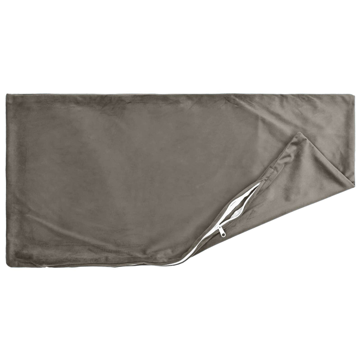 vidaXL Poszewka na poduszkę 2 pcs HEERLEN jasnoszary 40 x 70 cm Welur