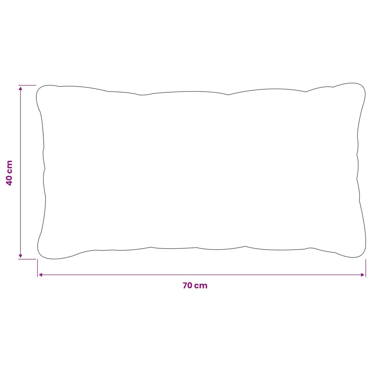 vidaXL Poszewka na poduszkę 2 pcs HEERLEN Ciemnozielony 40 x 70 cm