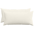 vidaXL Poszewka na poduszkę 2 pcs HEERLEN kremowy 40 x 70 cm sztruks