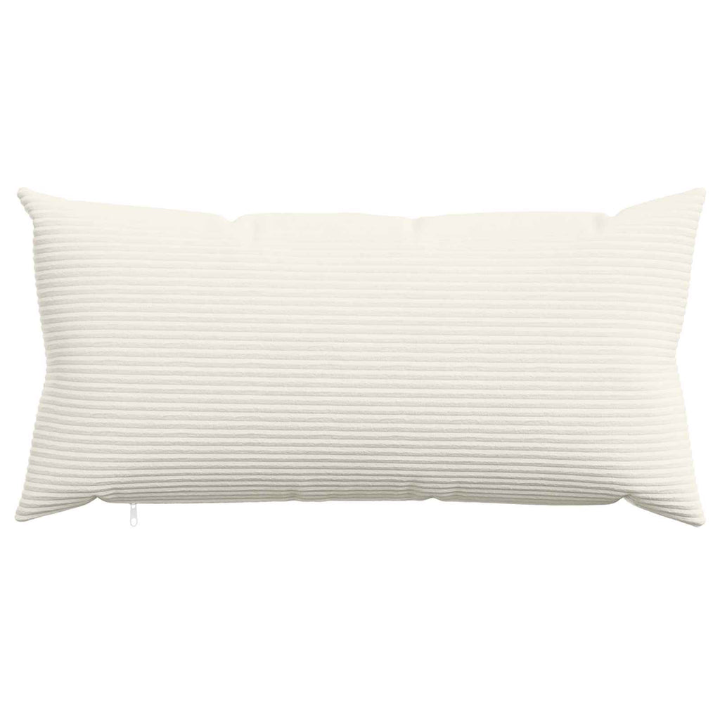 vidaXL Poszewka na poduszkę 2 pcs HEERLEN kremowy 40 x 70 cm sztruks