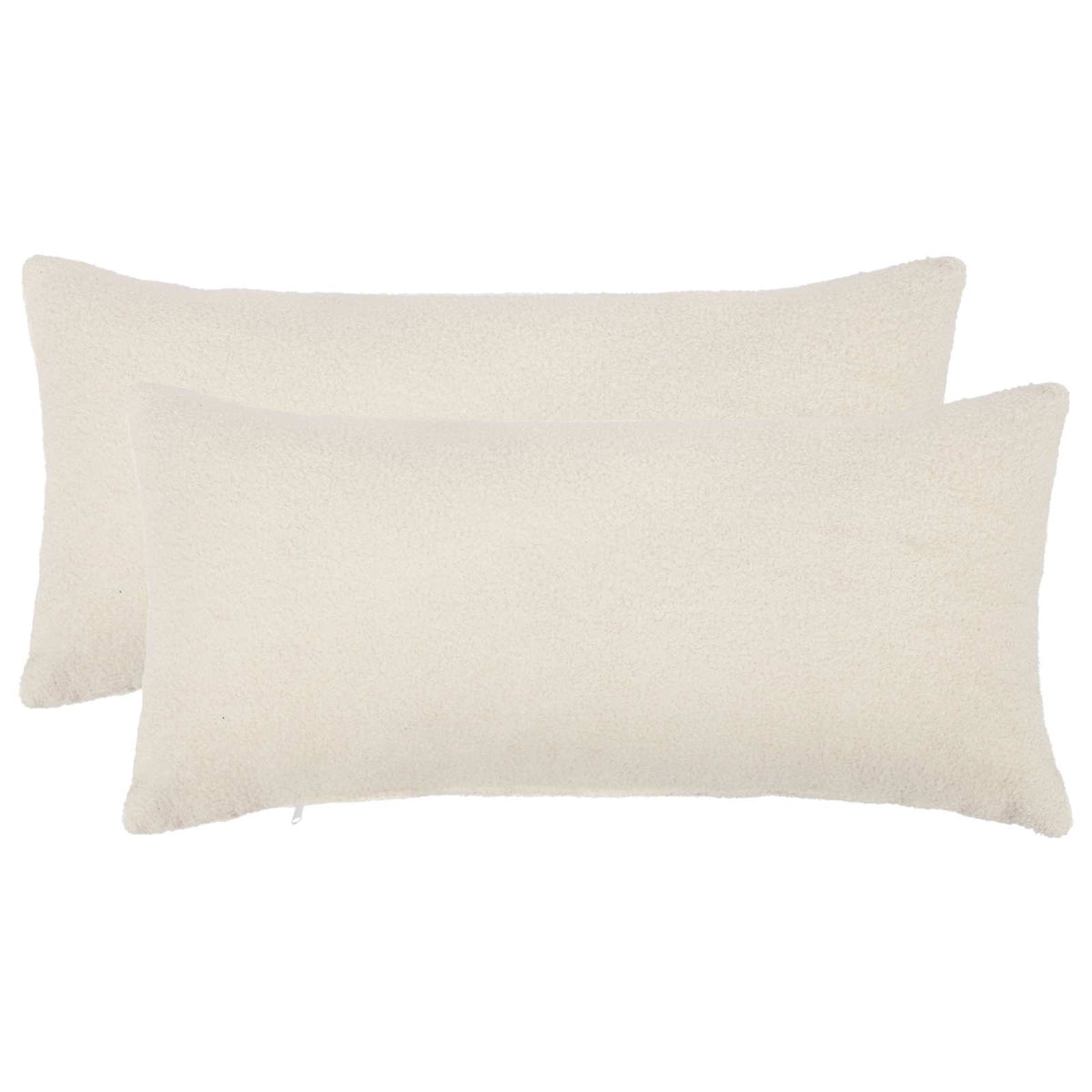 vidaXL Poszewka na poduszkę 2 pcs HEERLEN kremowy 40 x 70 cm Bouclé