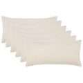 vidaXL Poszewka na poduszkę 6 pcs HEERLEN kremowy 40 x 70 cm Bouclé