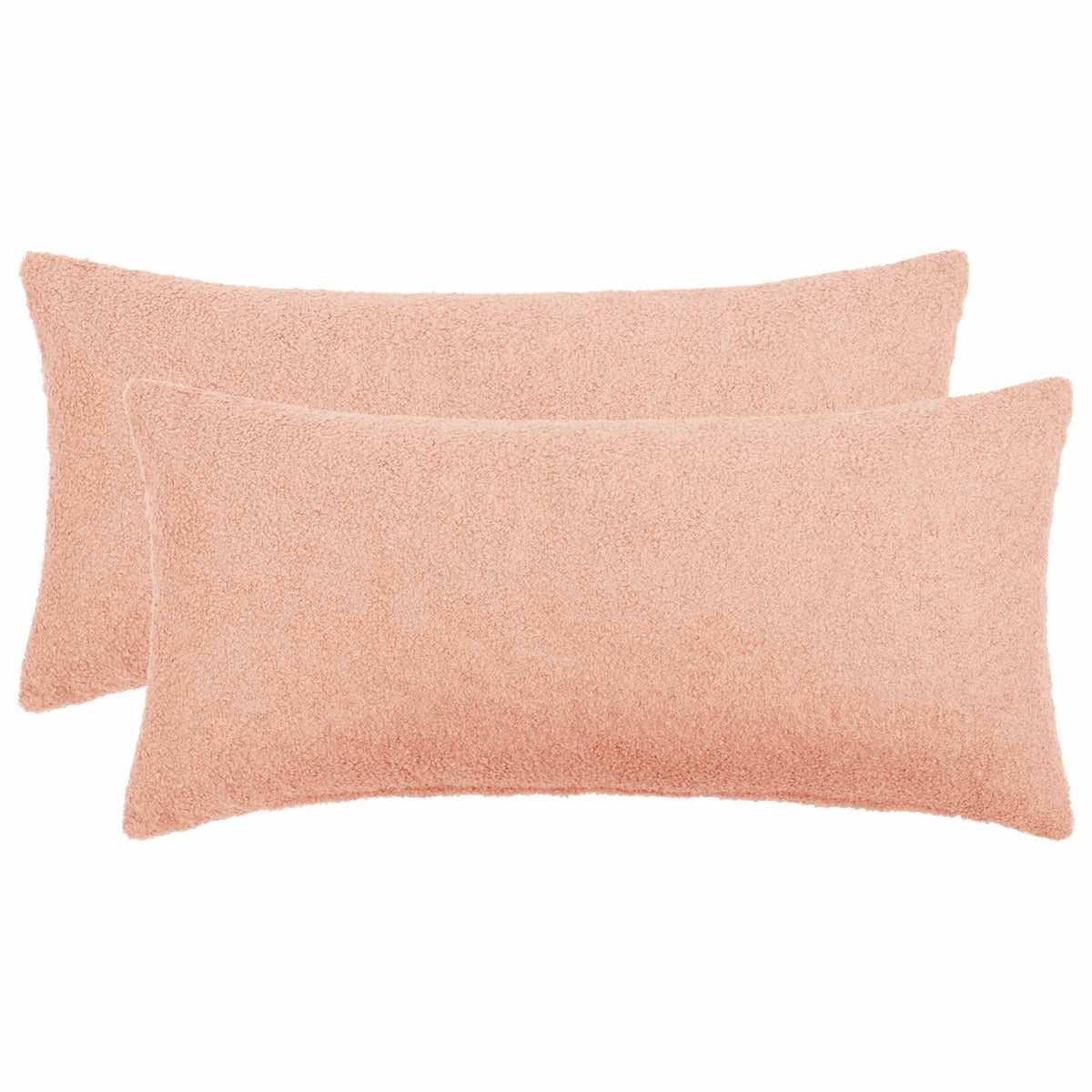 vidaXL Poszewka na poduszkę 2 pcs HEERLEN różowy 40 x 70 cm Bouclé