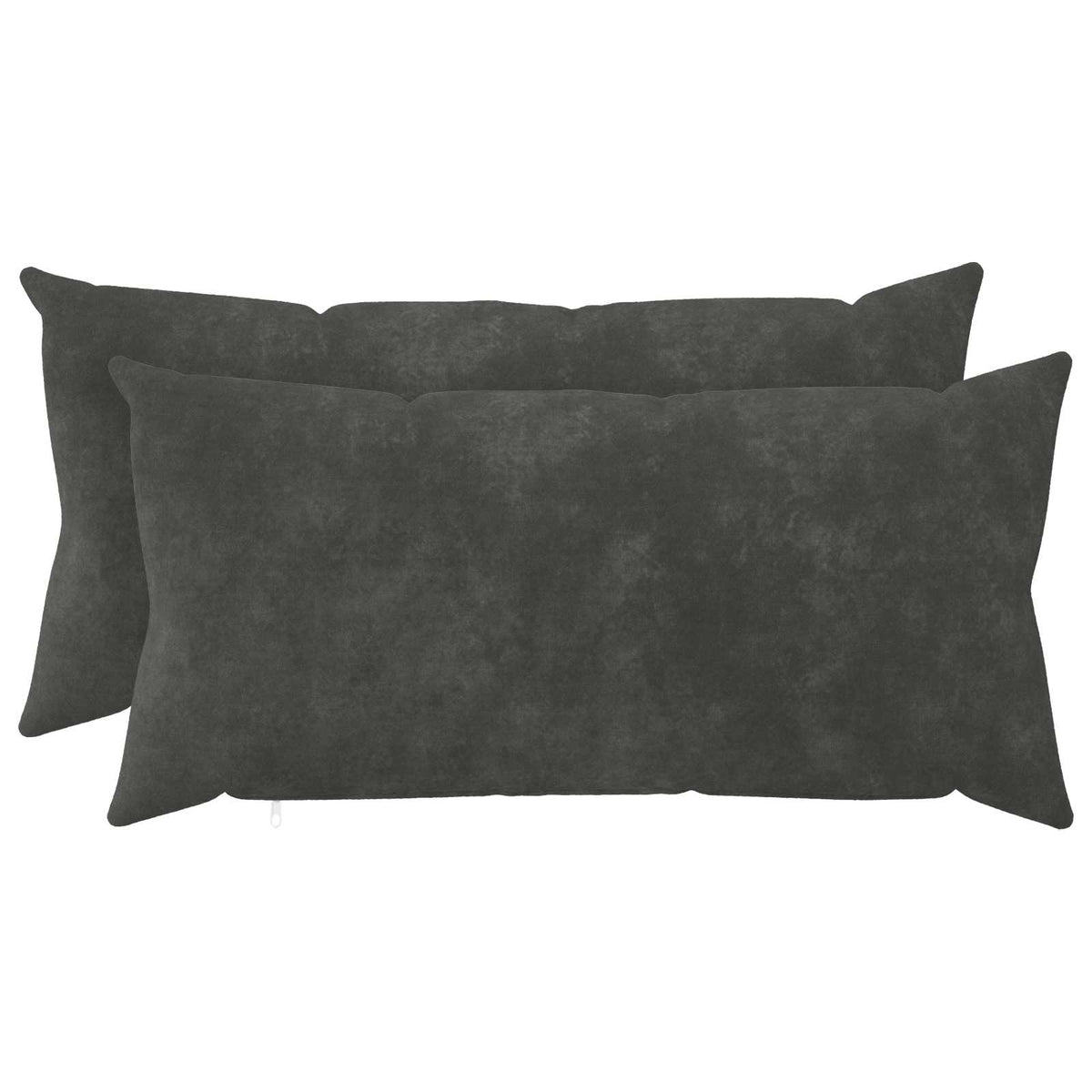 vidaXL Poszewka na poduszkę 2 pcs HEERLEN antracytowy 40 x 70 cm