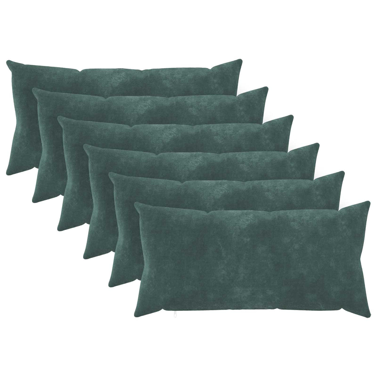 vidaXL Poszewka na poduszkę 6 pcs HEERLEN Niebieski morski 40 x 70 cm