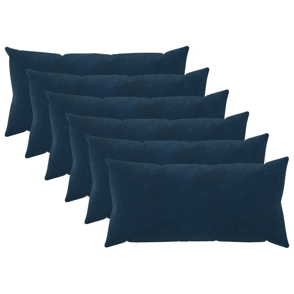 vidaXL Poszewka na poduszkę 6 pcs HEERLEN niebieski 40 x 70 cm