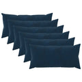 vidaXL Poszewka na poduszkę 6 pcs HEERLEN niebieski 40 x 70 cm