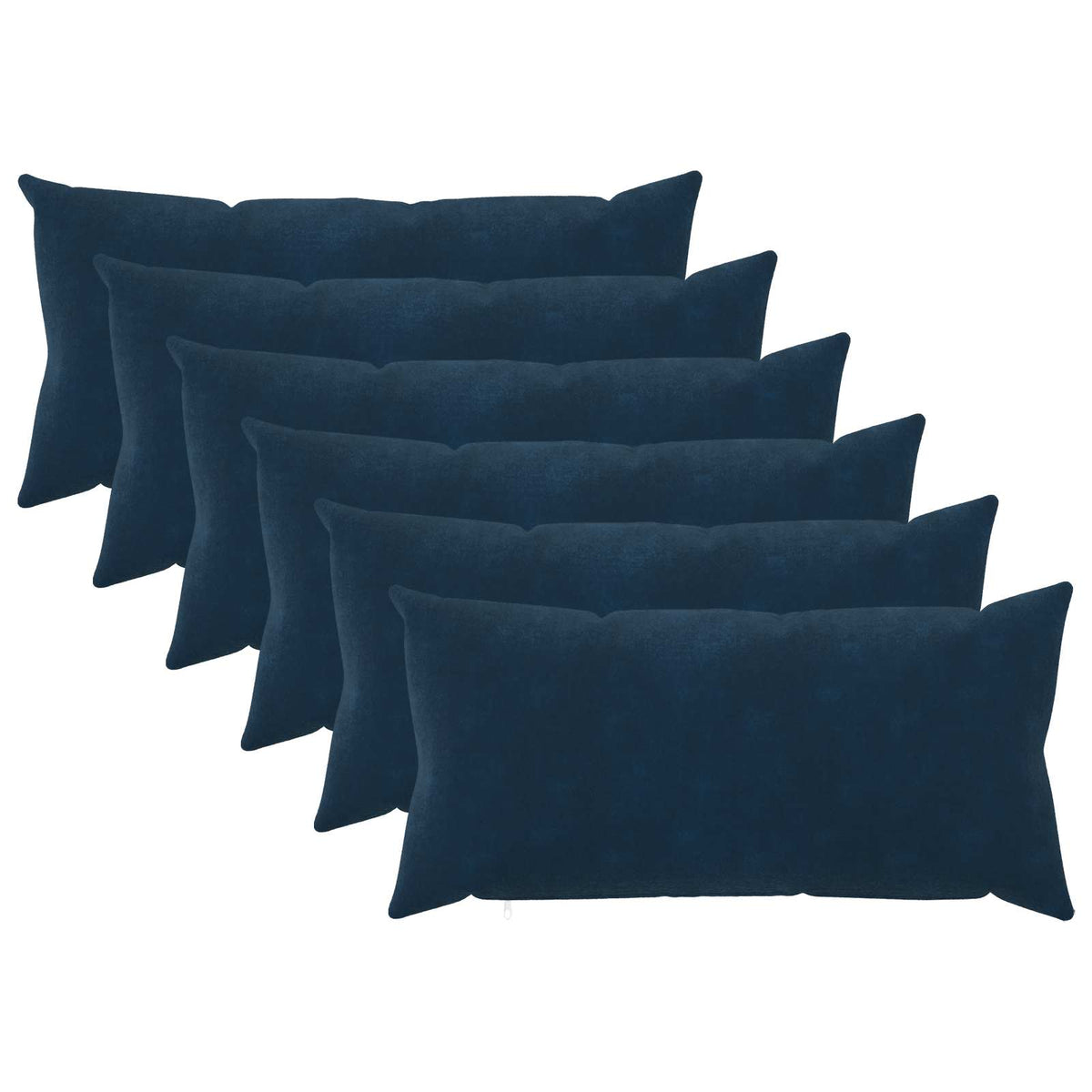 vidaXL Poszewka na poduszkę 6 pcs HEERLEN niebieski 40 x 70 cm