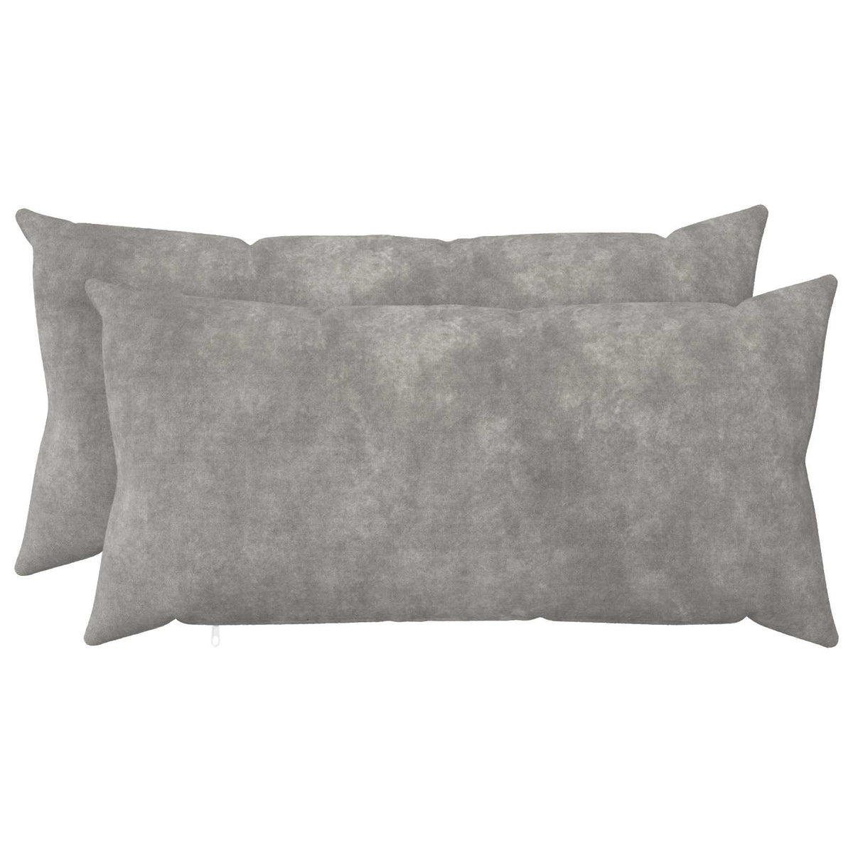 vidaXL Poszewka na poduszkę 2 pcs HEERLEN jasnoszary 40 x 70 cm