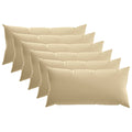 vidaXL Poszewka na poduszkę 6 pcs HEERLEN Beżowy 40 x 70 cm Poliester