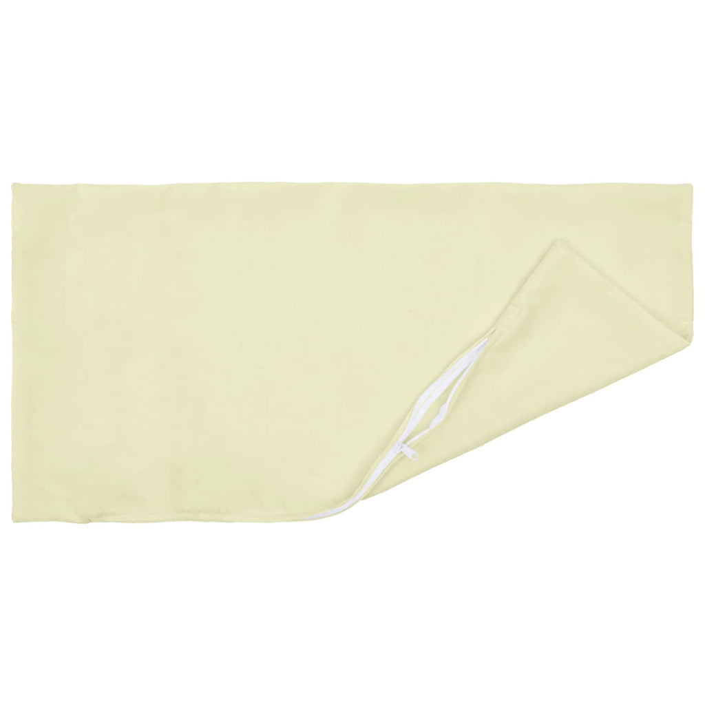 vidaXL Poszewka na poduszkę 2 pcs HEERLEN kremowy 40 x 70 cm Poliester