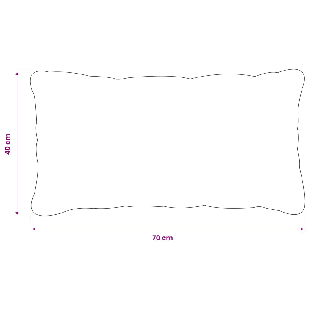 vidaXL Poszewka na poduszkę 2 pcs HEERLEN Wielokolorowe 40 x 70 cm