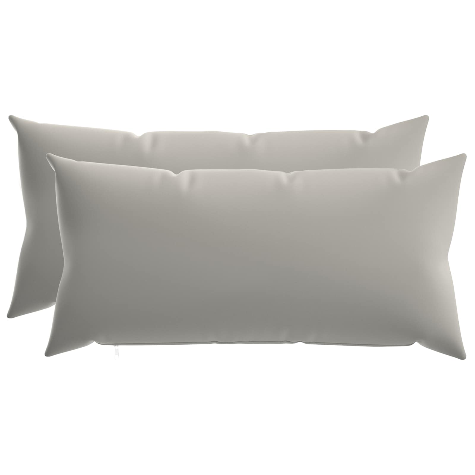 vidaXL Poszewka na poduszkę 2 pcs HEERLEN Szary 40 x 70 cm Poliester