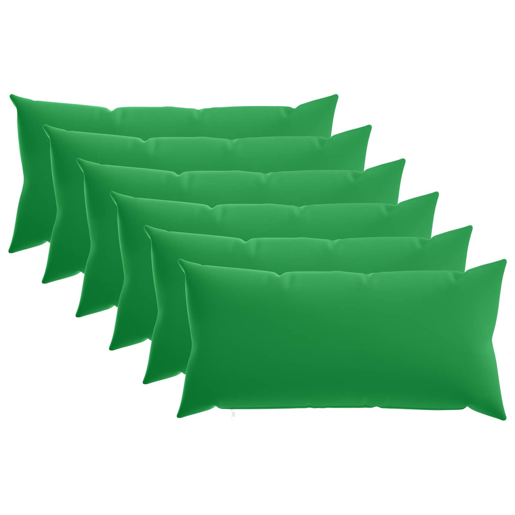 vidaXL Poszewka na poduszkę 6 pcs HEERLEN zielony 40 x 70 cm Poliester