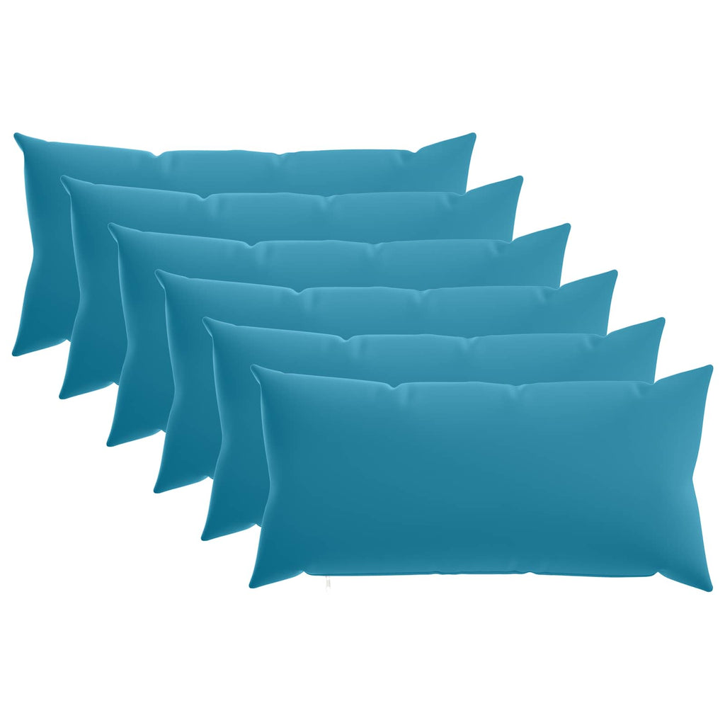 vidaXL Poszewka na poduszkę 6 pcs HEERLEN Jasnoniebieski 40 x 70 cm