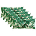 vidaXL Poszewka na poduszkę 6 pcs HEERLEN motyw liści 40 x 70 cm