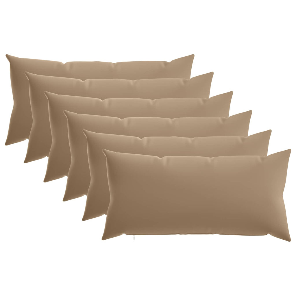 vidaXL Poszewka na poduszkę 6 szt. HEERLEN Ciemnoszary 40 x 70 cm
