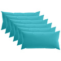 vidaXL Poszewka na poduszkę 6 pcs HEERLEN Turkusowy 40 x 70 cm