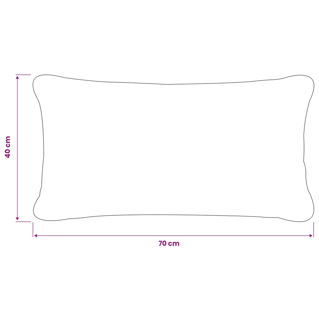 vidaXL Poszewka na poduszkę 6 pcs HEERLEN Ciemnozielony 40 x 70 cm