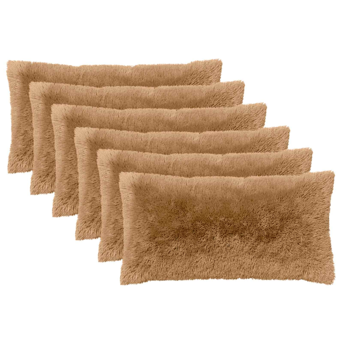 vidaXL Poszewka na poduszkę 6 pcs HEERLEN Ciemnoszary 40 x 70 cm