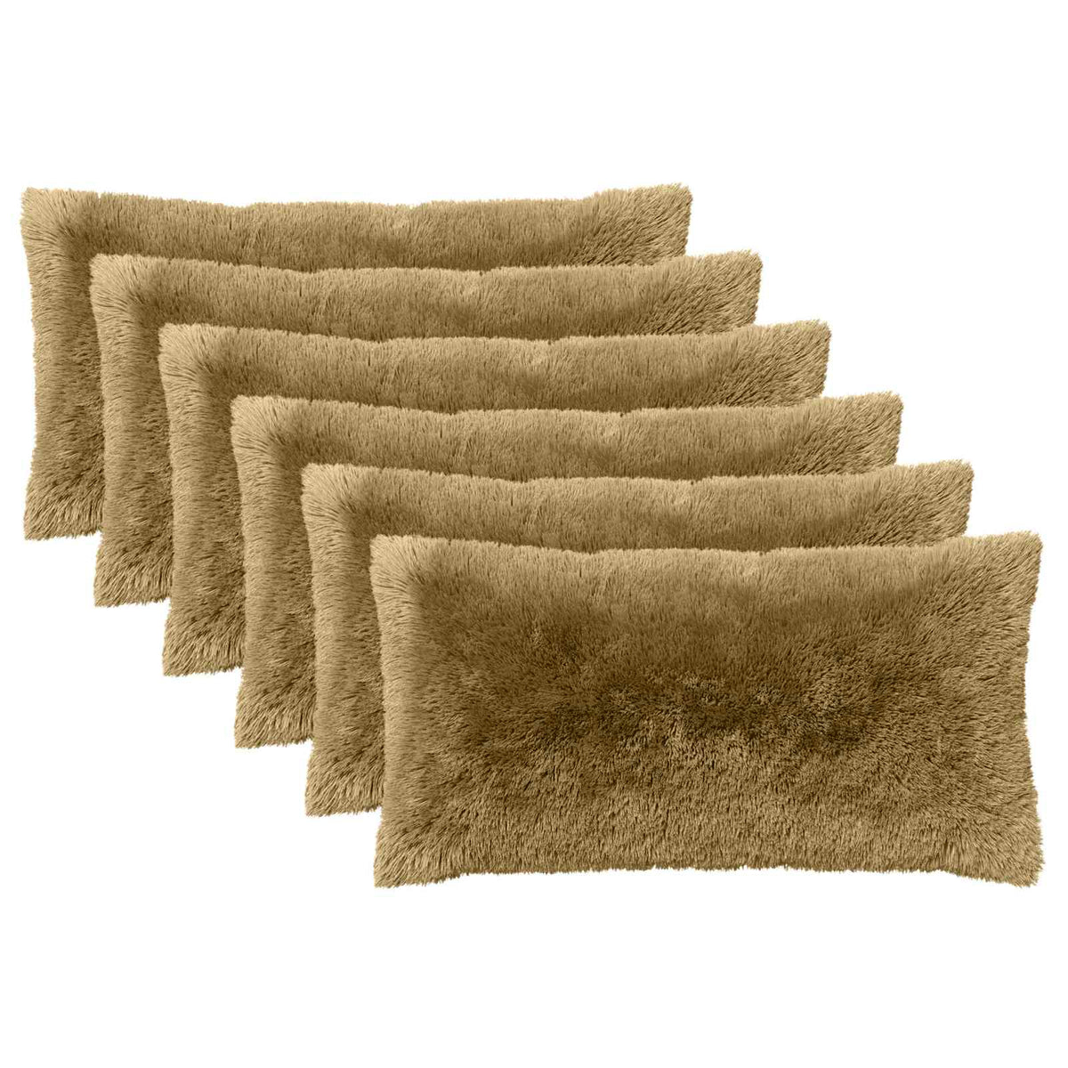 vidaXL Poszewka na poduszkę 6 pcs HEERLEN Jasnozielony 40 x 70 cm