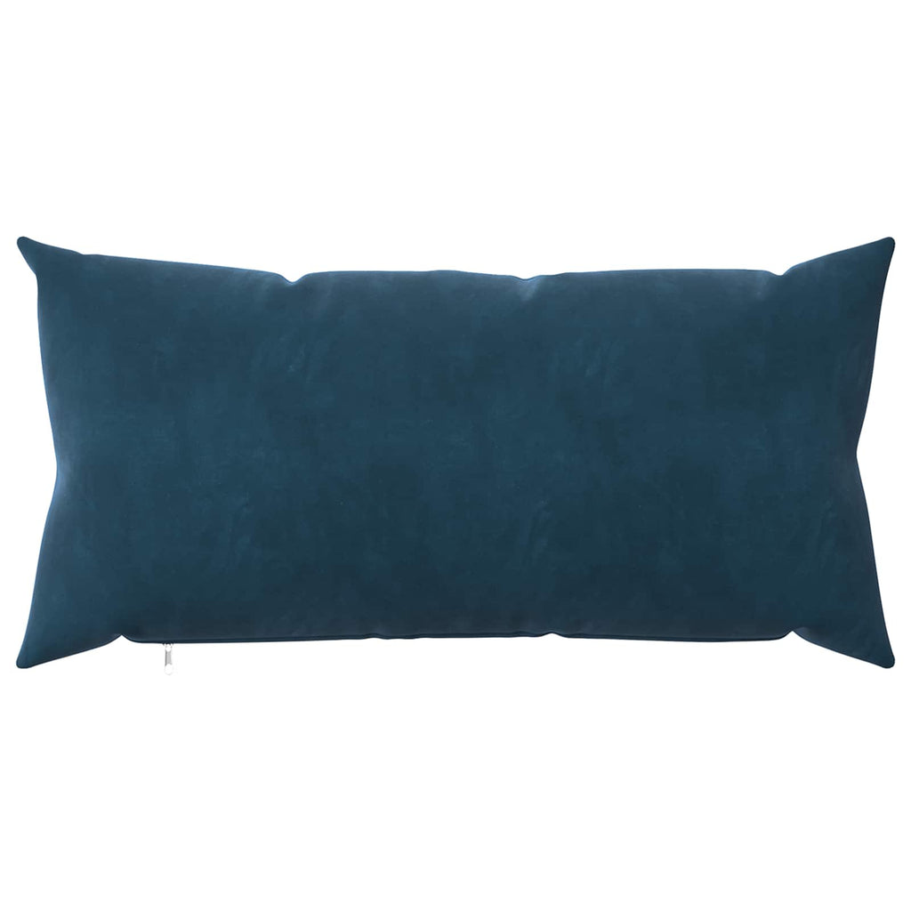 vidaXL Poszewka na poduszkę 2 pcs HEERLEN niebieski 40 x 80 cm Welur