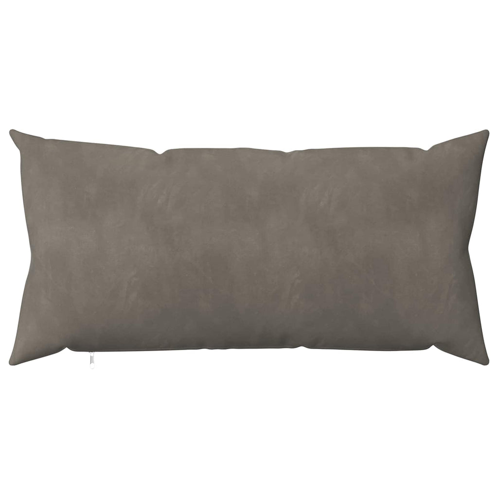 vidaXL Poszewka na poduszkę 2 pcs HEERLEN jasnoszary 40 x 80 cm Welur