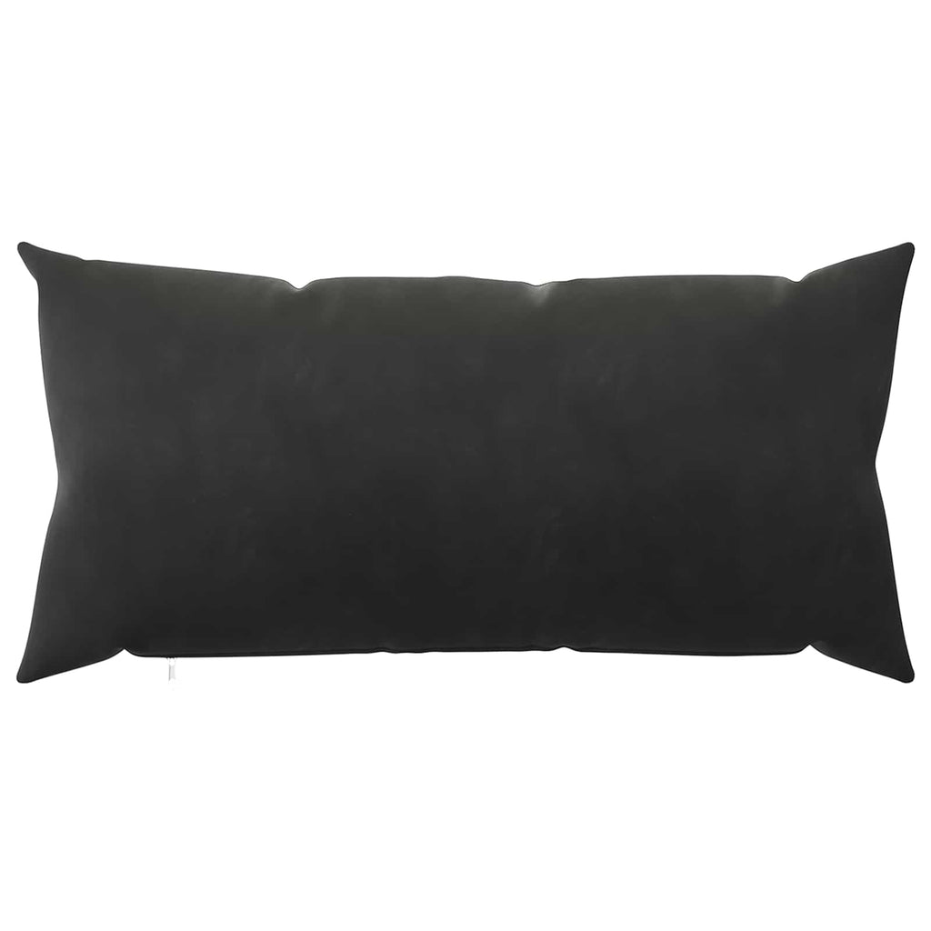 vidaXL Poszewka na poduszkę 2 pcs HEERLEN Czarny 40 x 80 cm Welur