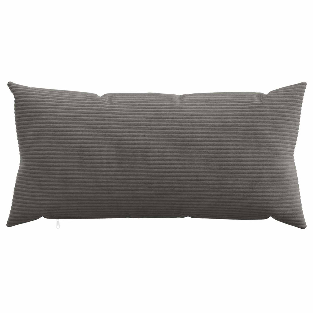 vidaXL Poszewka na poduszkę 2 pcs HEERLEN ciemnoszary 40 x 80 cm