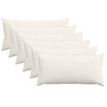 vidaXL Poszewka na poduszkę 6 pcs HEERLEN kremowy 40 x 80 cm sztruks