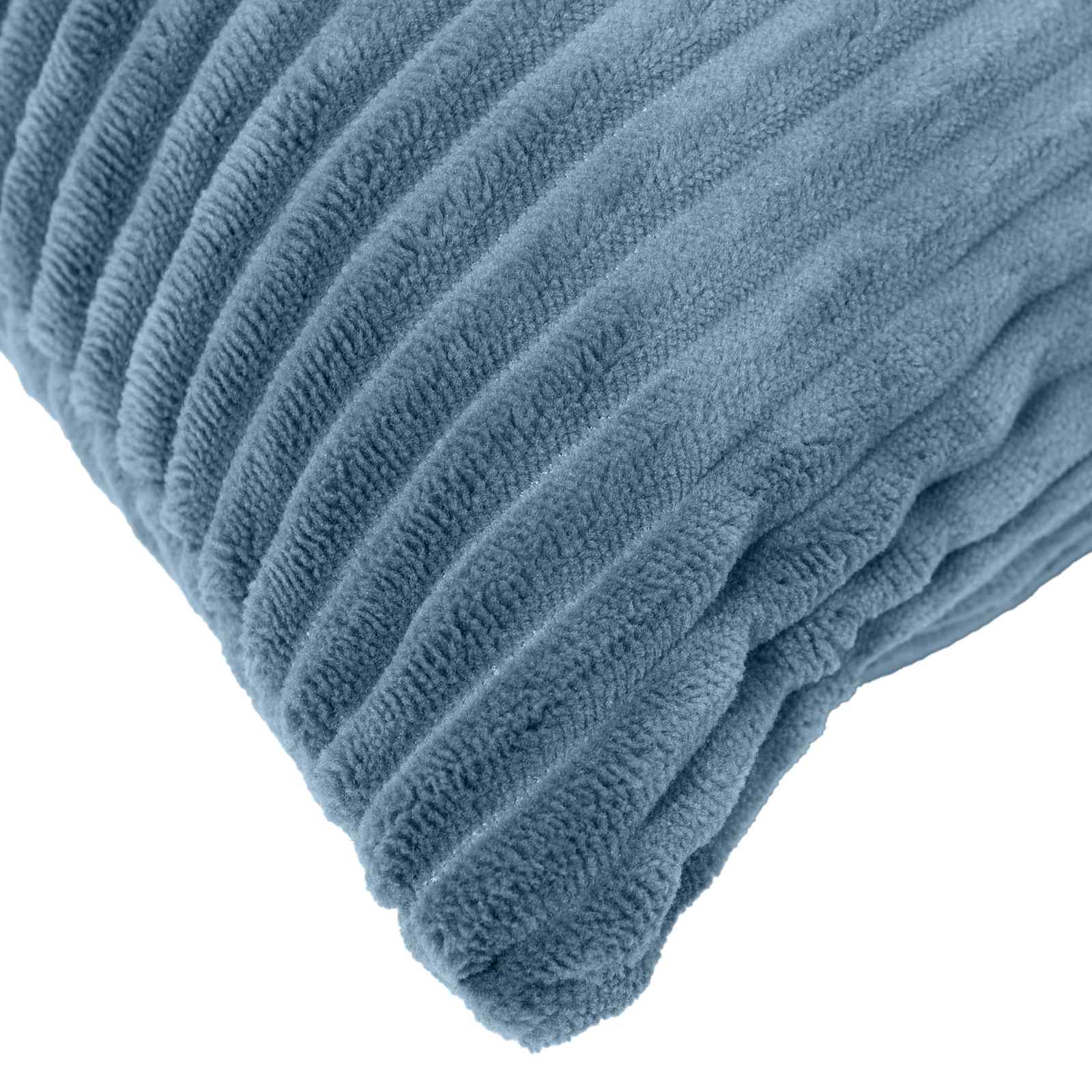vidaXL Poszewka na poduszkę 6 pcs HEERLEN niebieski 40 x 80 cm sztruks