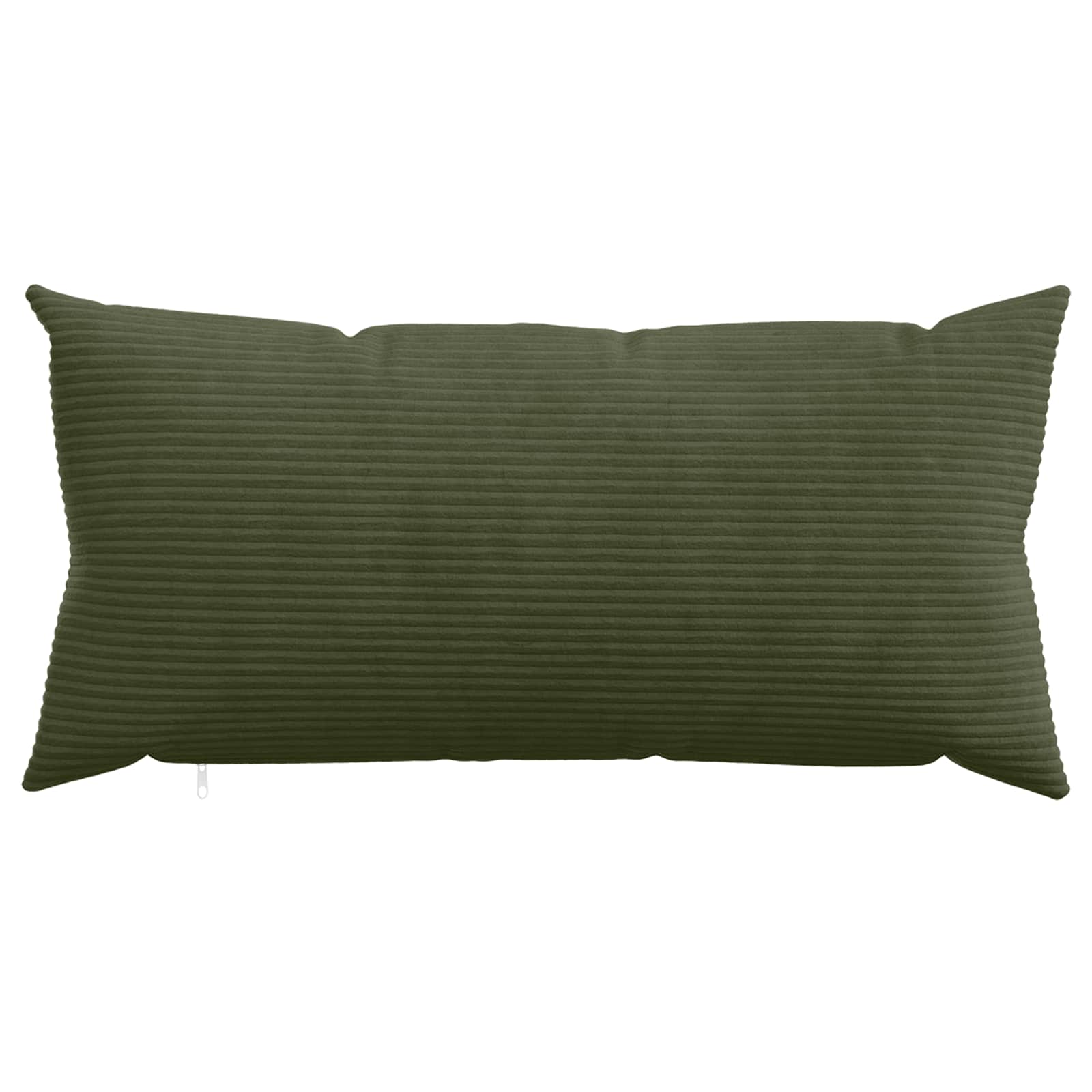 vidaXL Poszewka na poduszkę 2 pcs HEERLEN zielony 40 x 80 cm sztruks