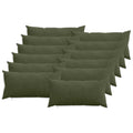 vidaXL Poszewka na poduszkę 12 pcs HEERLEN zielony 40 x 80 cm sztruks