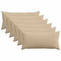vidaXL Poszewka na poduszkę 6 pcs HEERLEN Ciemnoszary 40 x 80 cm