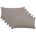 vidaXL Poszewka na poduszkę 6 pcs HEERLEN jasnoszary 40 x 80 cm Bouclé