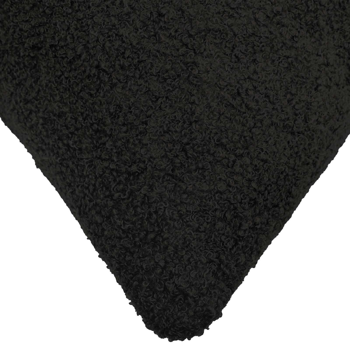 vidaXL Poszewka na poduszkę 2 pcs HEERLEN Czarny 40 x 80 cm Bouclé