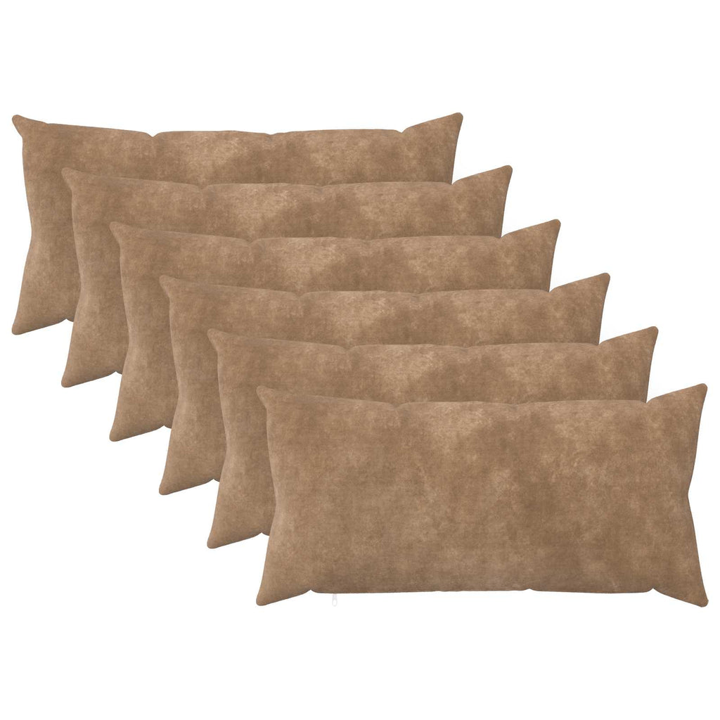 vidaXL Poszewka na poduszkę 6 pcs HEERLEN Ciemnoszary 40 x 80 cm