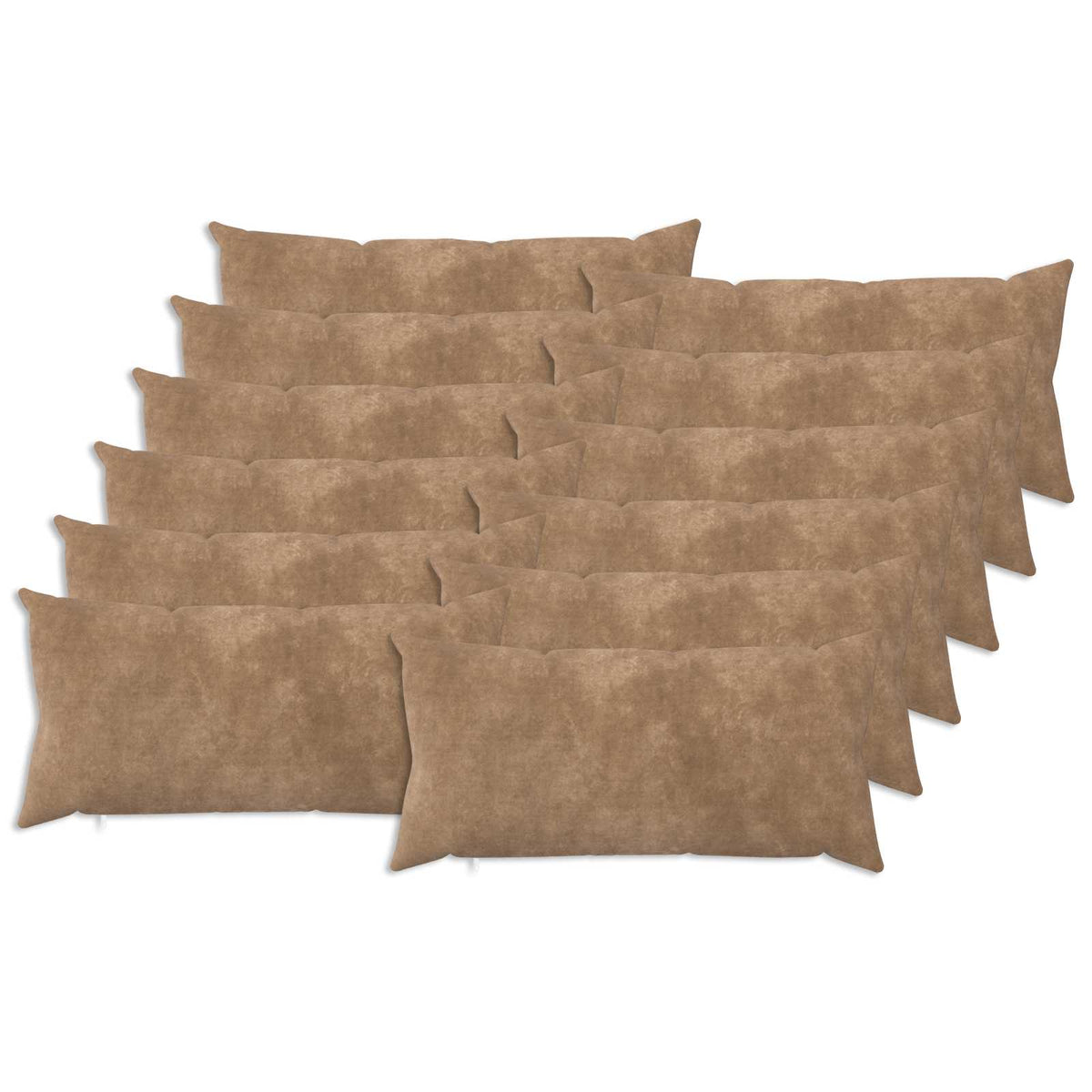vidaXL Poszewka na poduszkę 12 pcs HEERLEN Ciemnoszary 40 x 80 cm