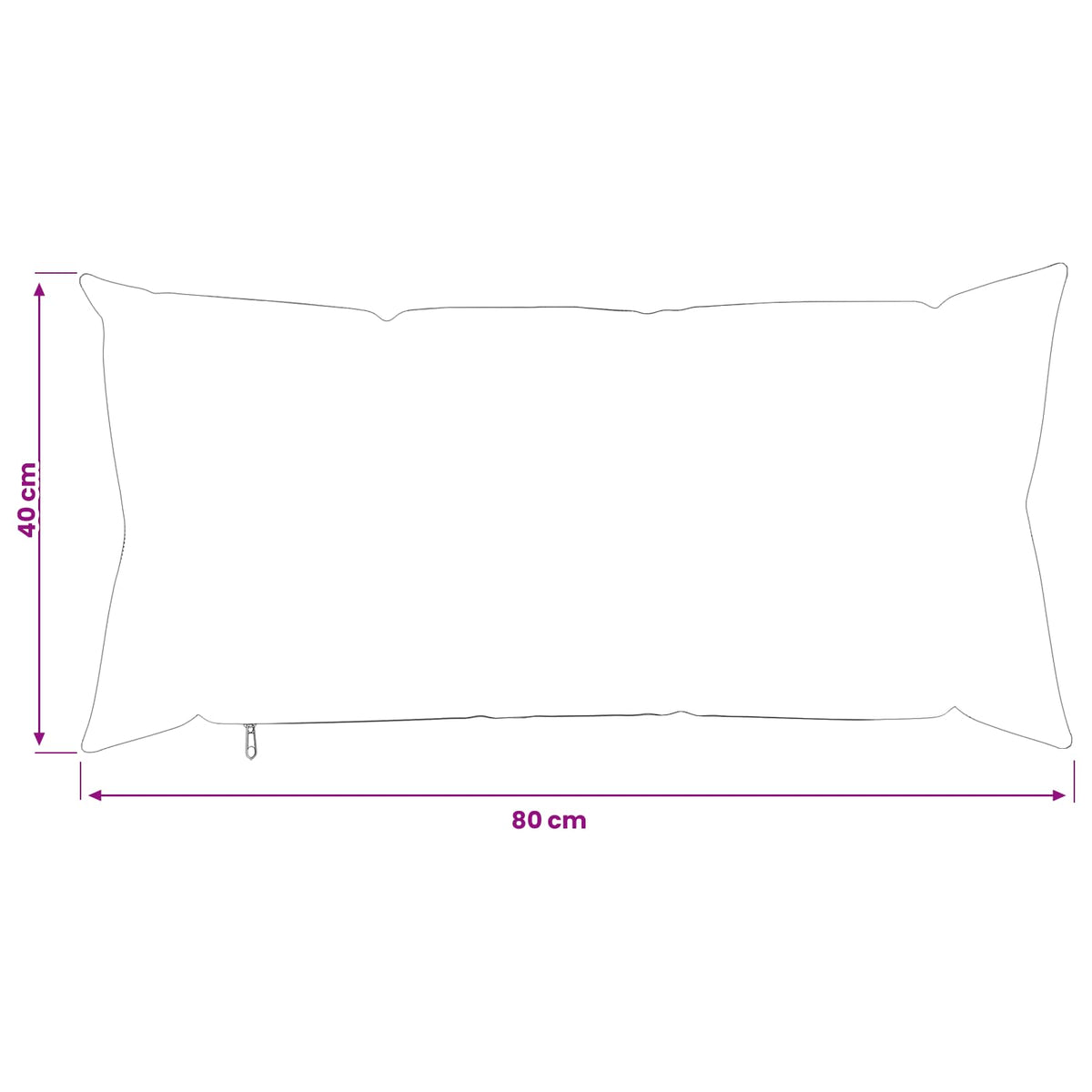 vidaXL Poszewka na poduszkę 12 pcs HEERLEN Ciemnoszary 40 x 80 cm