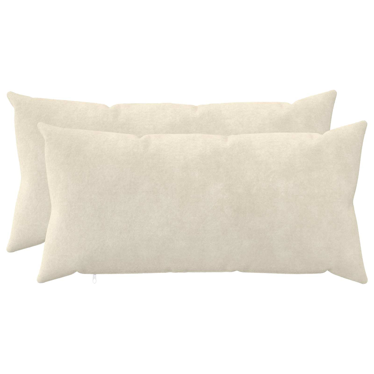 vidaXL Poszewka na poduszkę 2 pcs HEERLEN kremowy 40 x 80 cm