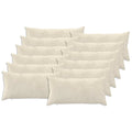 vidaXL Poszewka na poduszkę 12 pcs HEERLEN kremowy 40 x 80 cm