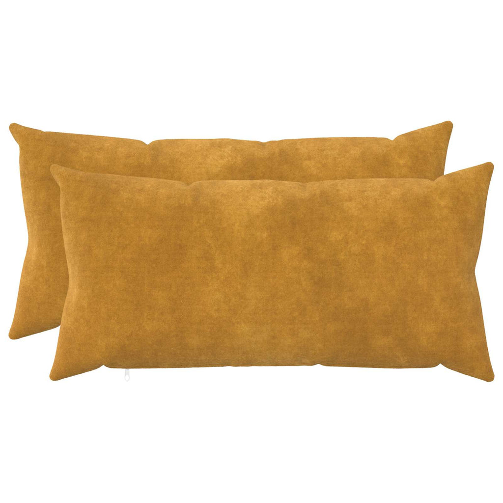 vidaXL Poszewka na poduszkę 2 pcs HEERLEN żółty 40 x 80 cm