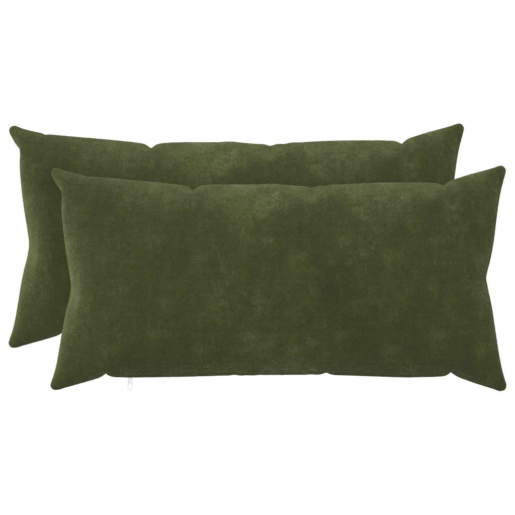 vidaXL Poszewka na poduszkę 2 pcs HEERLEN zielony 40 x 80 cm