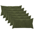 vidaXL Poszewka na poduszkę 6 pcs HEERLEN zielony 40 x 80 cm