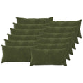 vidaXL Poszewka na poduszkę 12 pcs HEERLEN zielony 40 x 80 cm