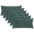 vidaXL Poszewka na poduszkę 6 pcs HEERLEN Niebieski morski 40 x 80 cm